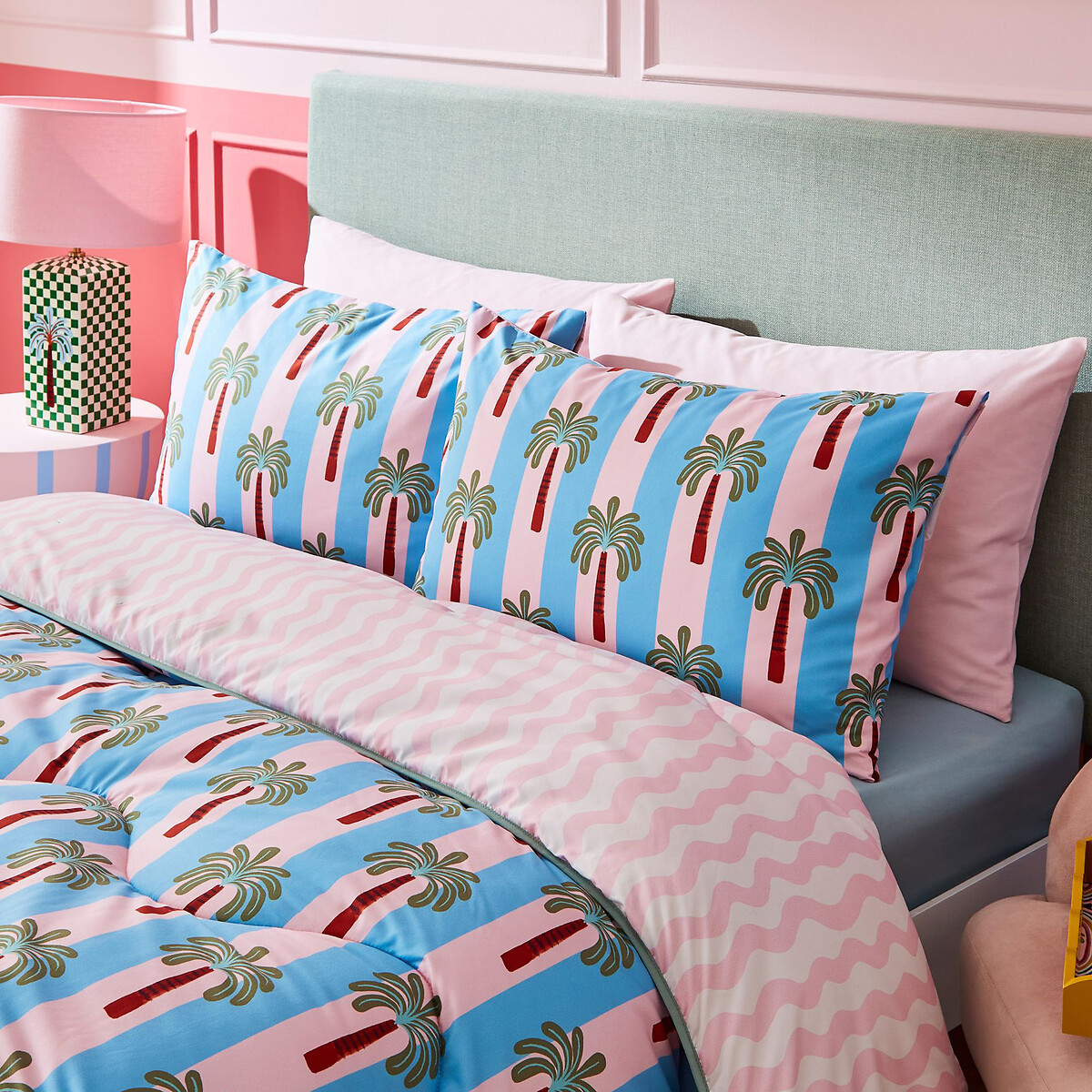 Eleanor Bowmer 10.5 Tog Electric Coast Coverless Duvet and Pillowcase Set multi-coloured, NIGHT LARK