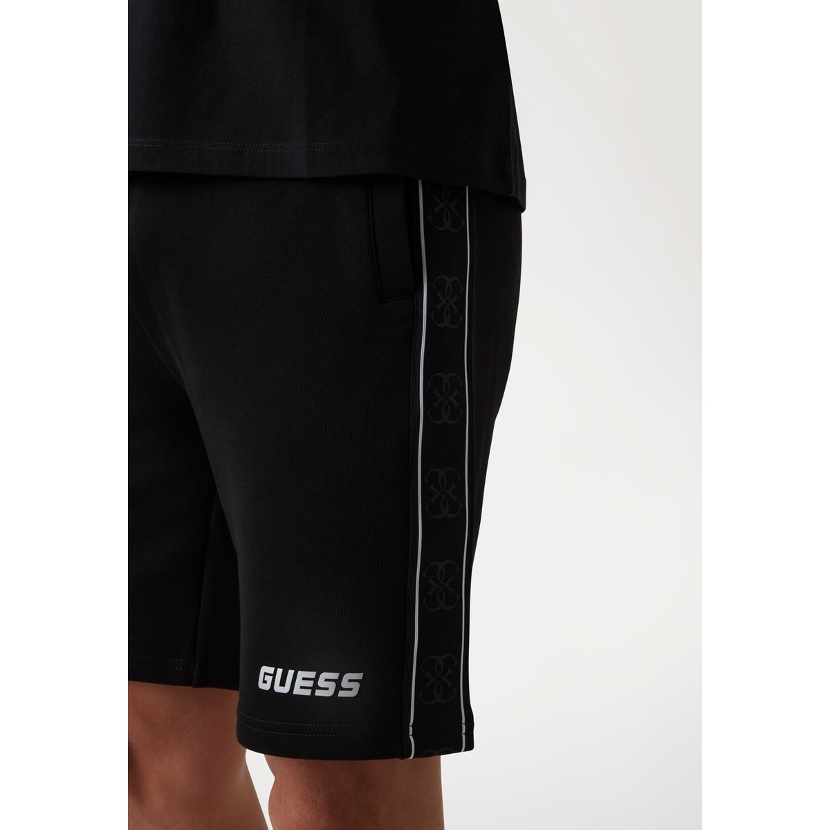 Short Logo Latéral noir, GUESS