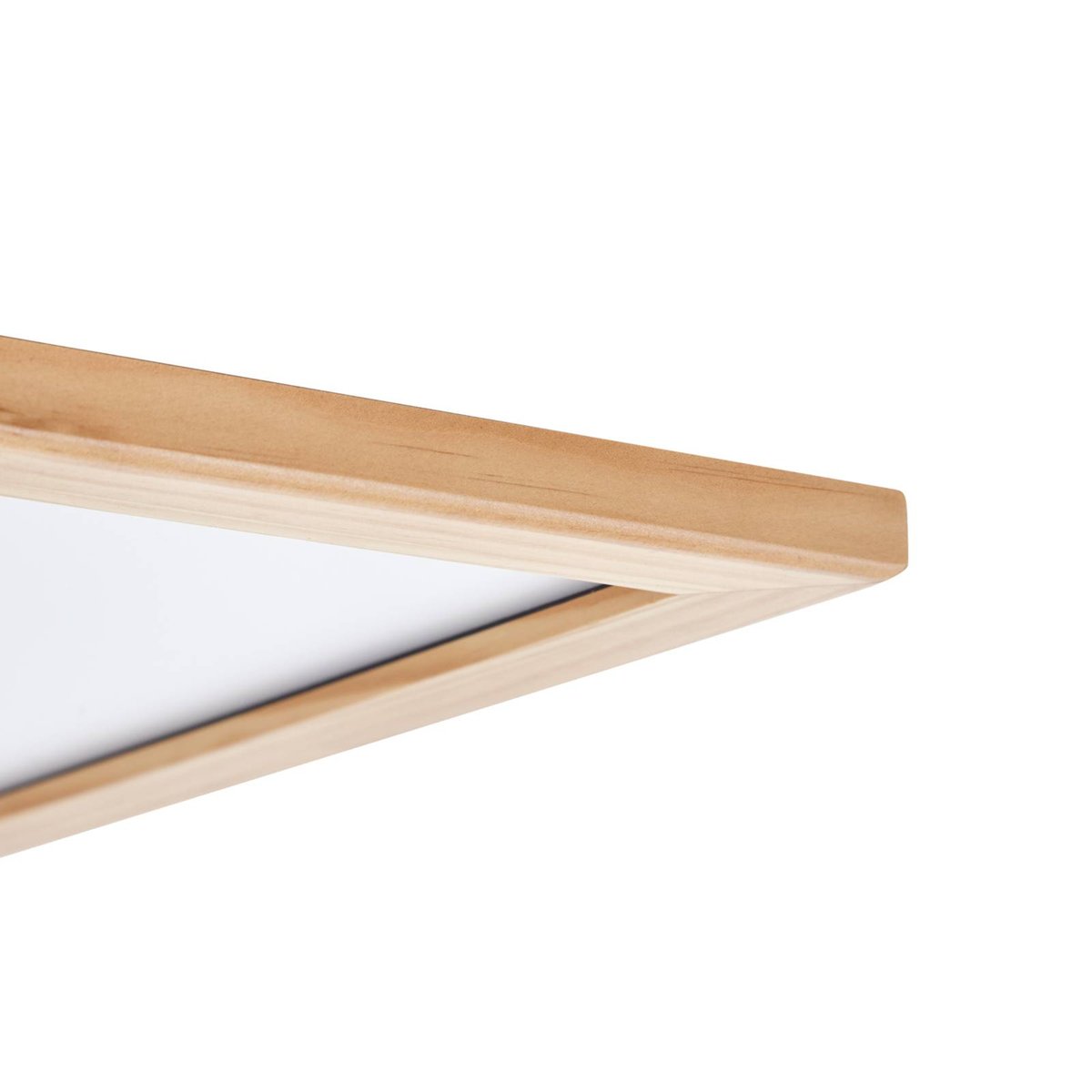 Plafonnier en bois traditionnelLED, Joren bois clair, blanc, LUCANDE