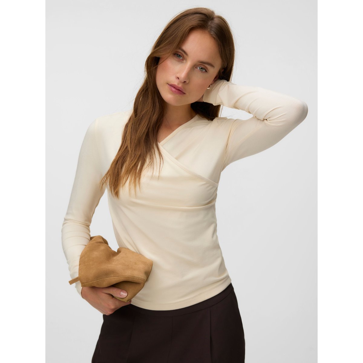 Blouse whitecap gray, VERO MODA