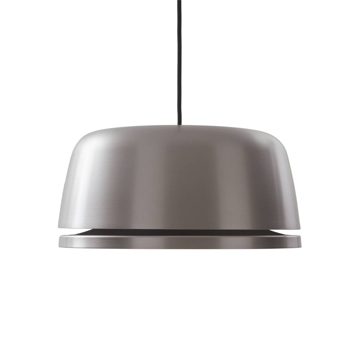 Suspension en aluminium designLED, Faelinor gris argenté, LUCANDE