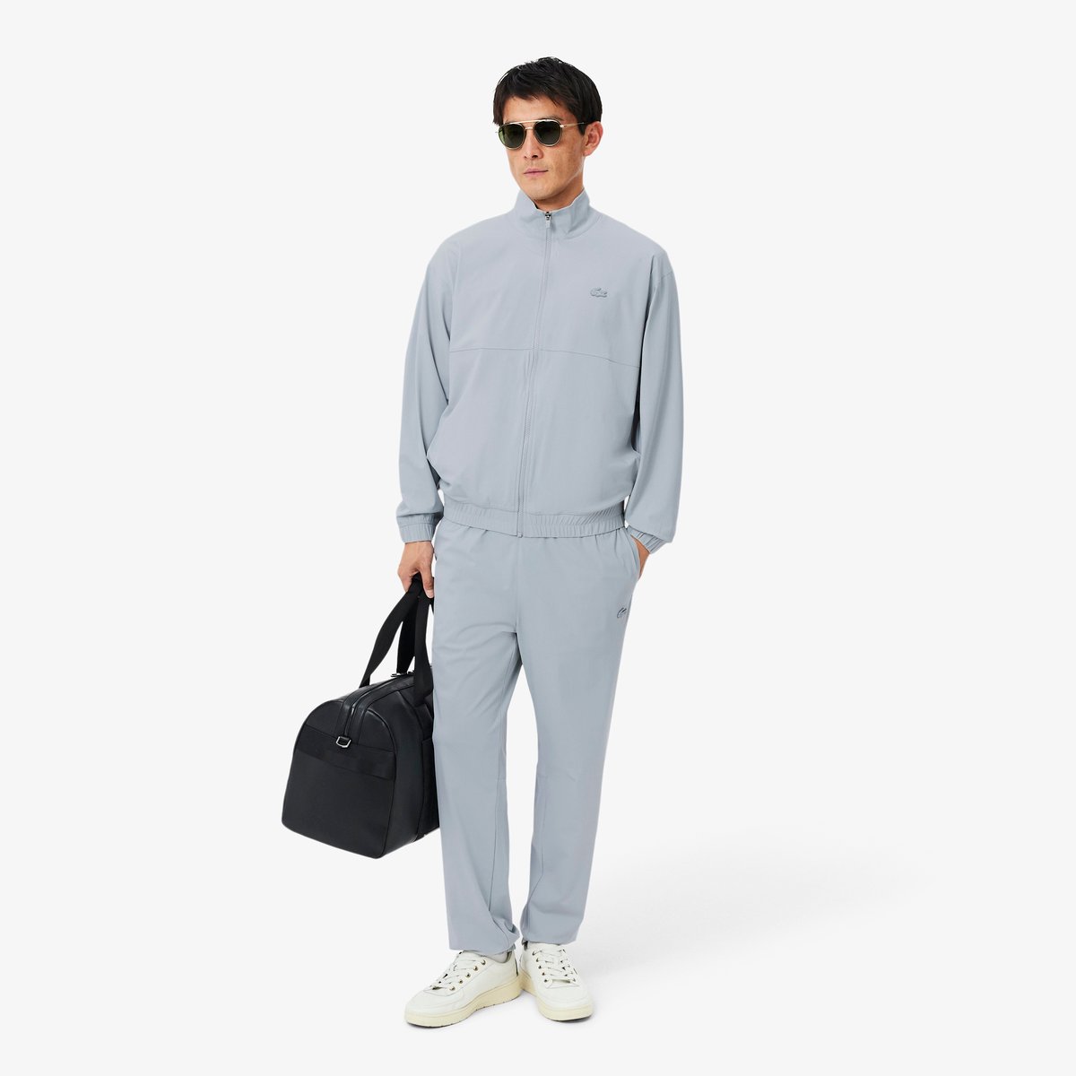 Veste de survêtement Commuter stretch gris-lep, LACOSTE