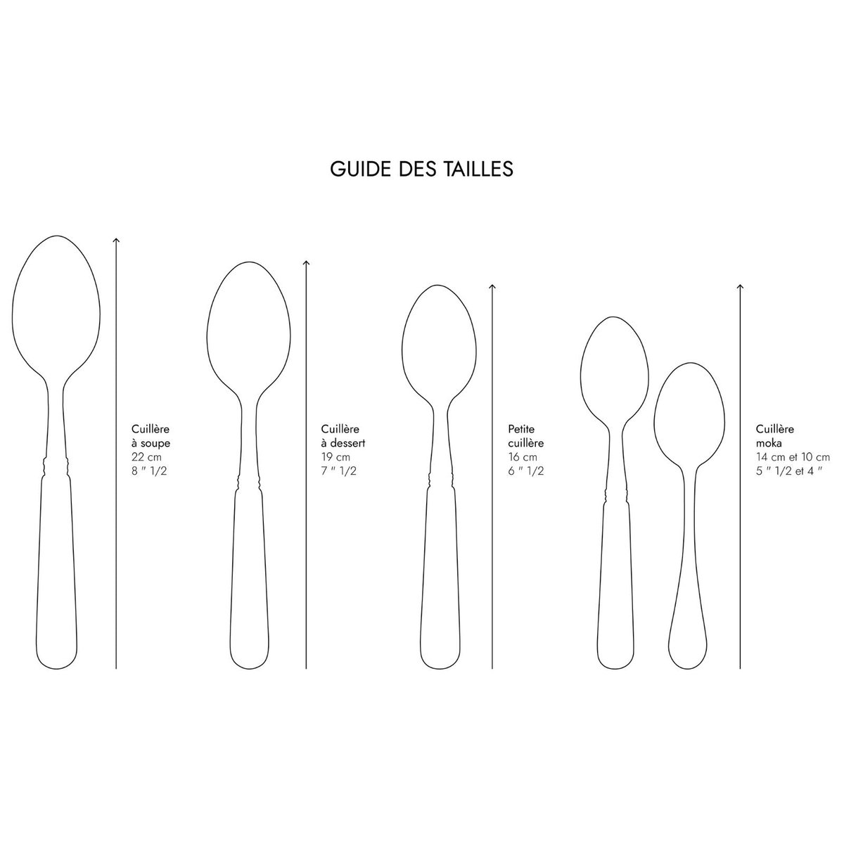 Petite cuillère, Jonc bois clair, SABRE
