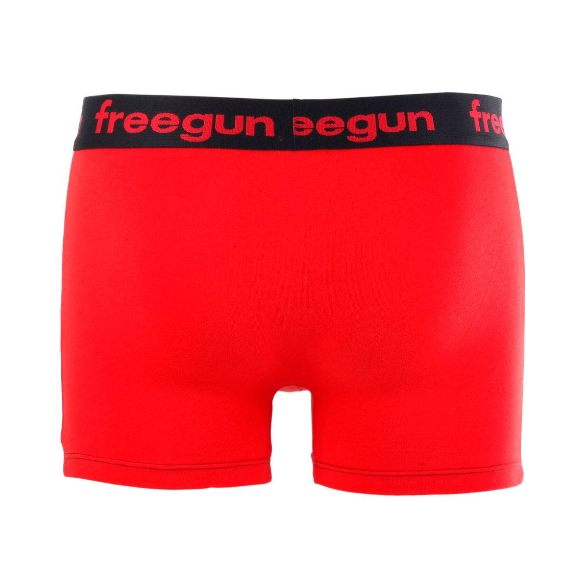 Lot De 9 Boxers Coton rouge/noir/gris/bleu, FREEGUN