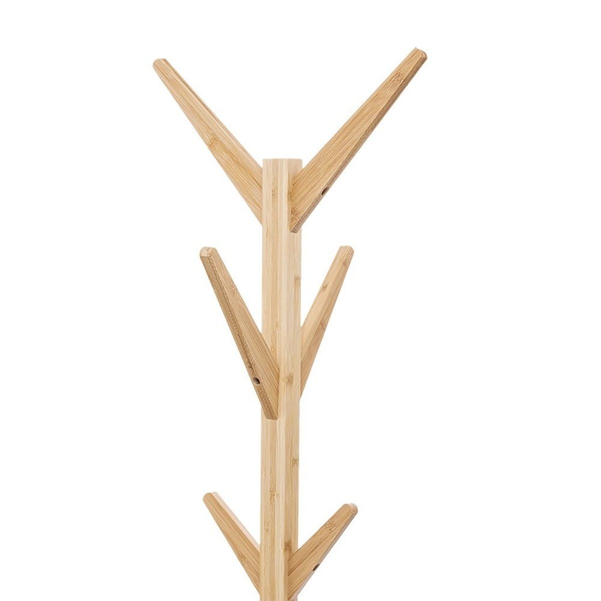 Porte-manteaux Arbre Bambou 8 Têtes beige, ATMOSPHERA