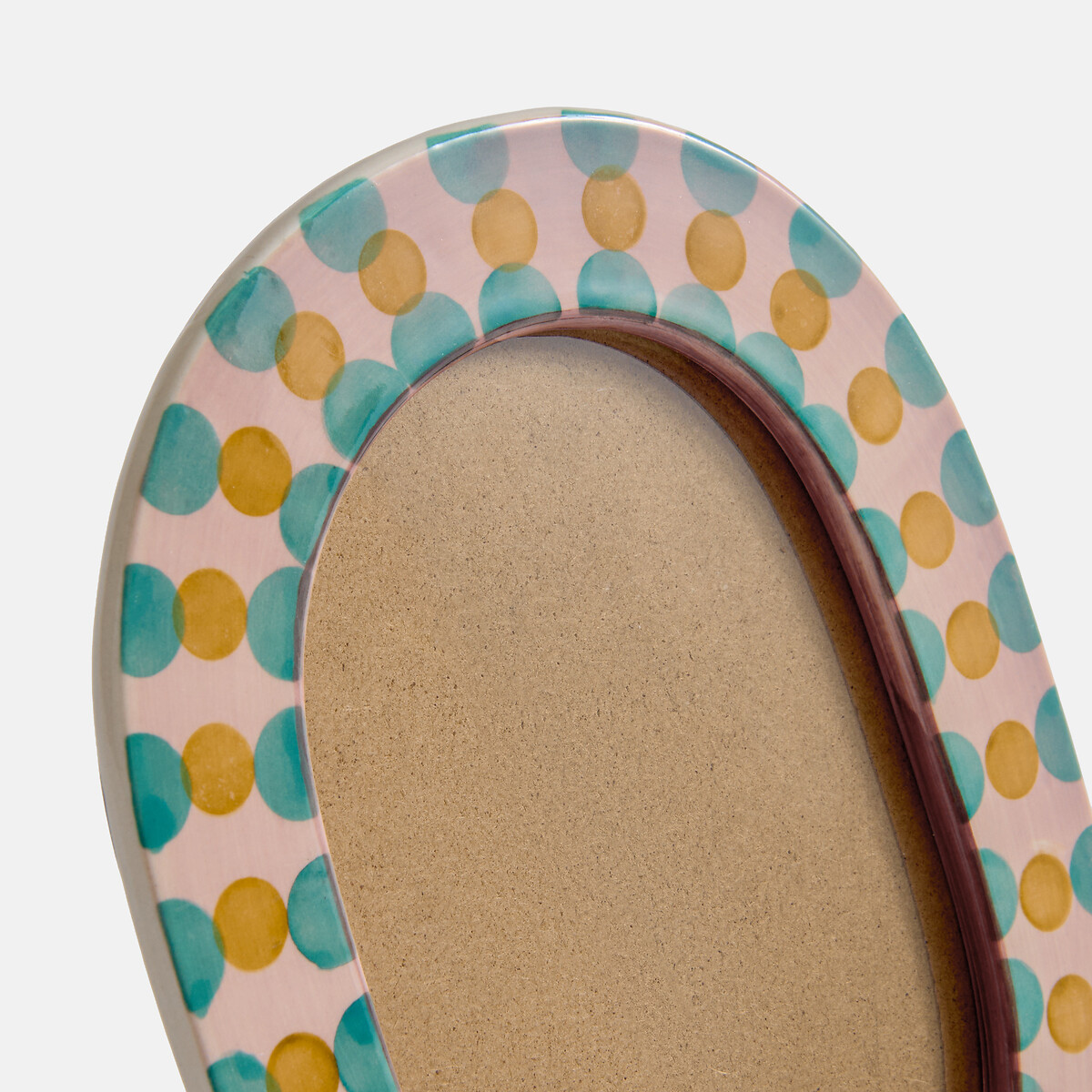Cornice ovale per foto, in ceramica, 14 x 19 cm, VLADA multicolore, LA REDOUTE INTERIEURS