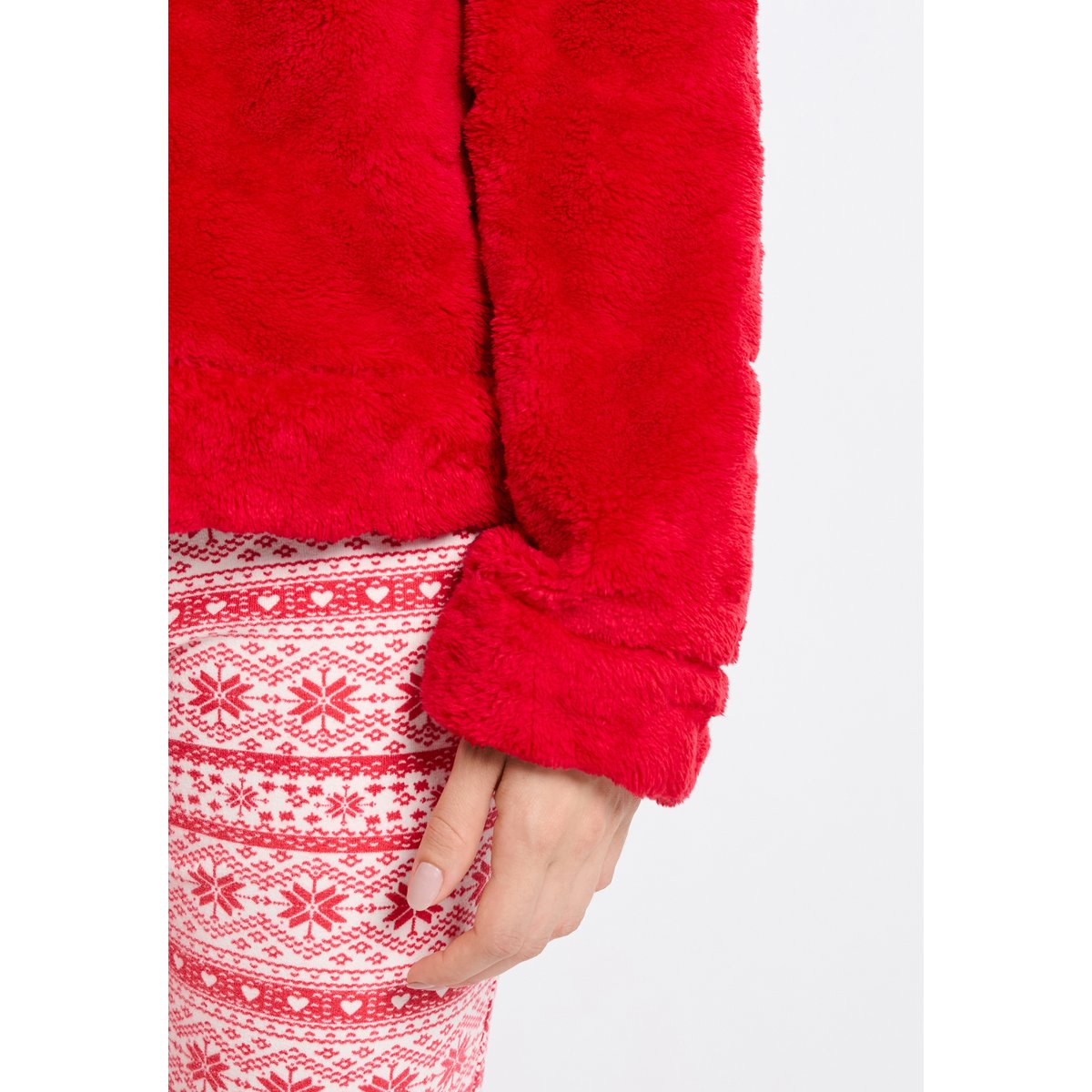 Ensemble de pyjama 2 pièces à motifs MILENA rouge, ETAM
