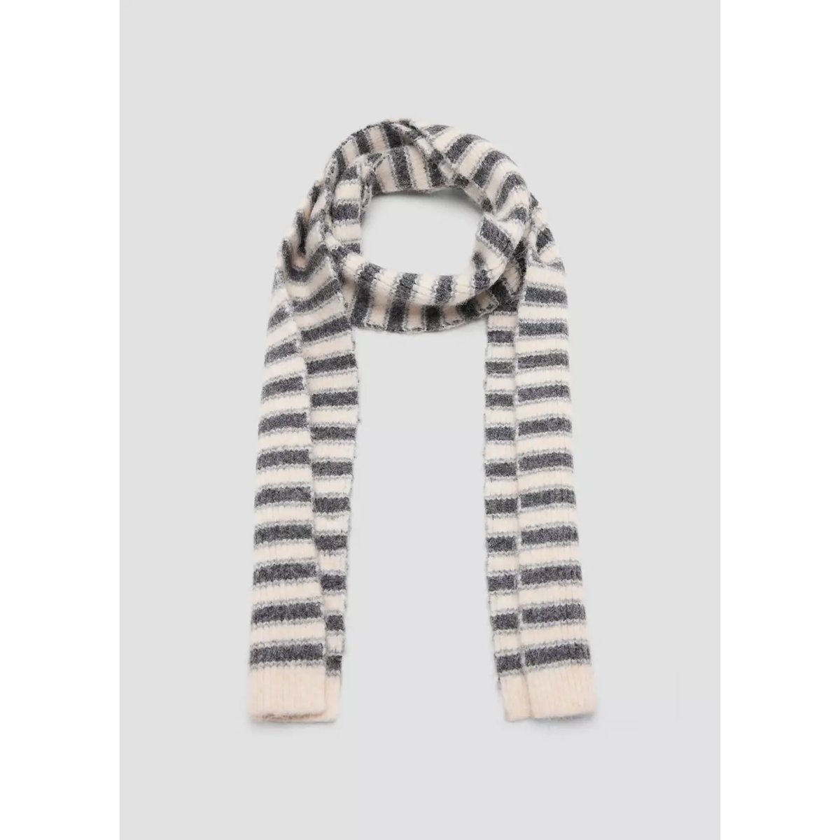 Écharpe maille rayée sable, MANGO KIDS