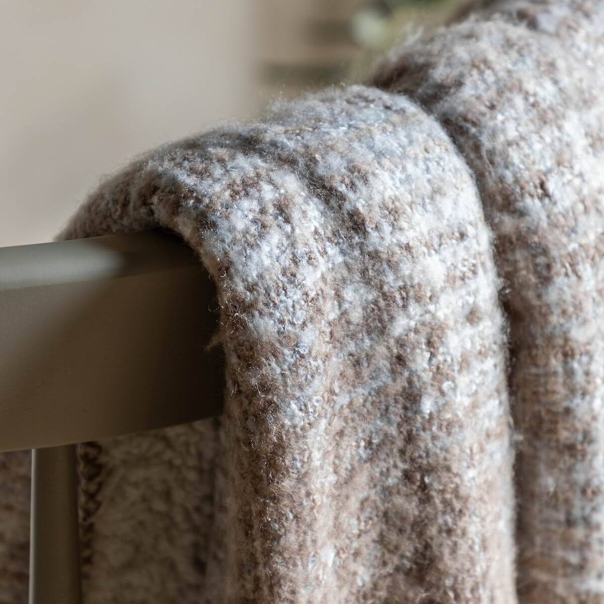 Woven Faux Mohair Sherpa Throw natural, ÉDITÉ