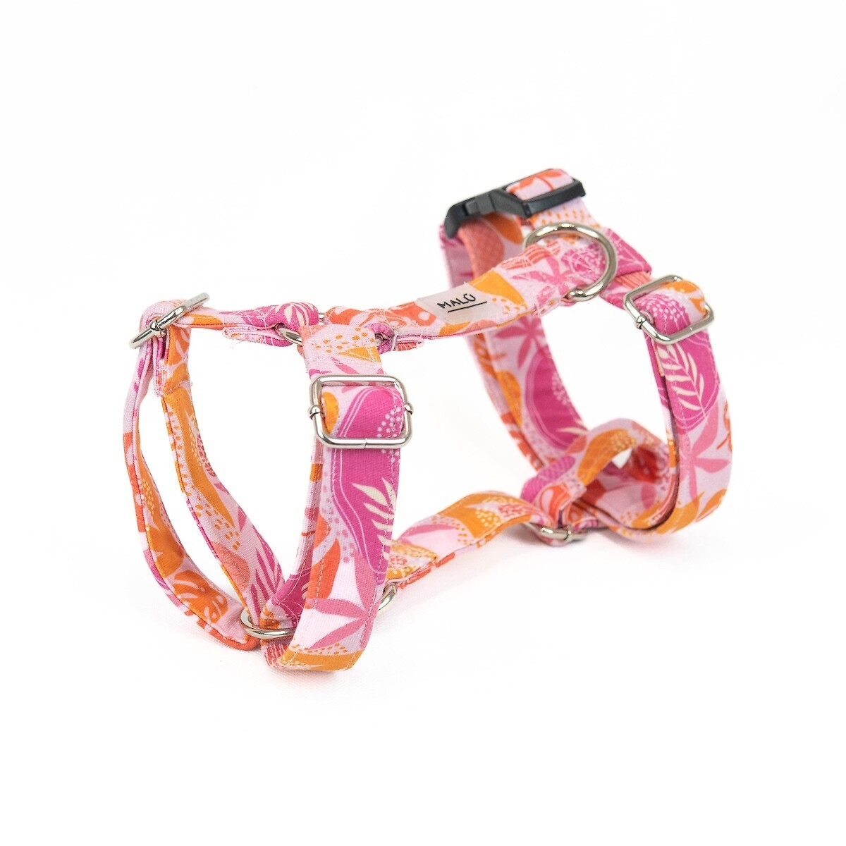 Peitoral Fitas Azalea, Malü Pet Wear rosa, MALU PET WEAR