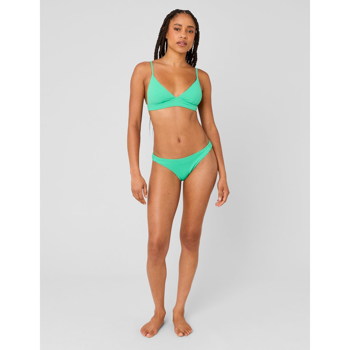 Haut de maillot de bain vert, BZB