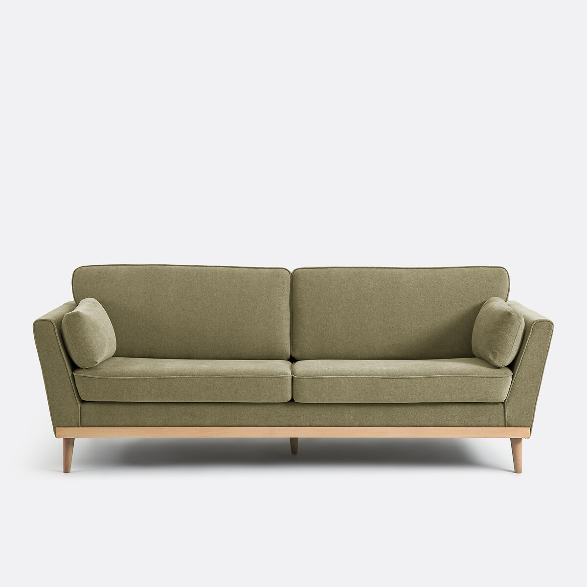 Canapé polyester chiné, 3 ou 4 places, Tasie vert eucalyptus, LA REDOUTE INTERIEURS