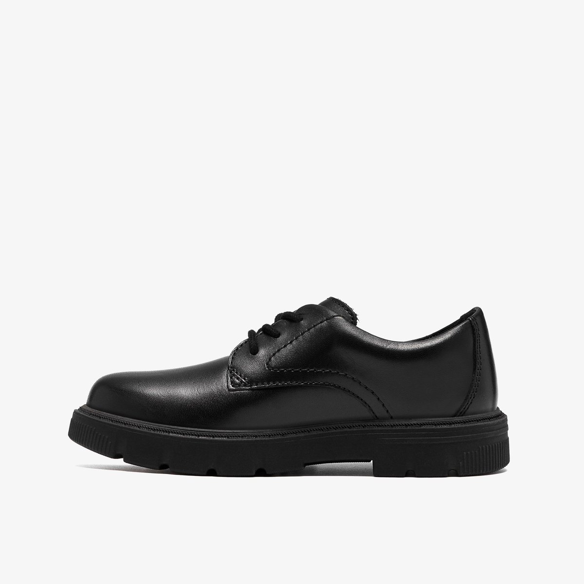 Derbies Cuir Coupe Large LORCAM WALK K noir, CLARKS