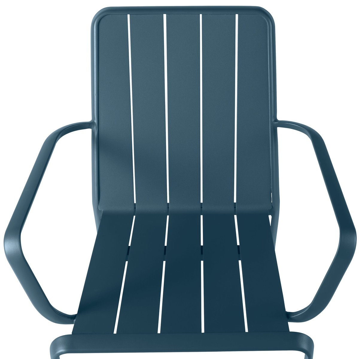 Fauteuil de jardin en aluminium, IDAHO bleu, NATERIAL