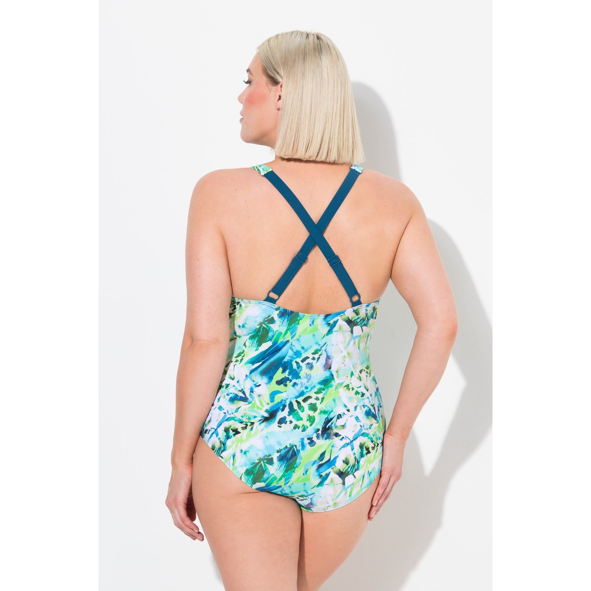 Maillot de bain avec armatures et bonnets vert caraïbes clair, ULLA POPKEN