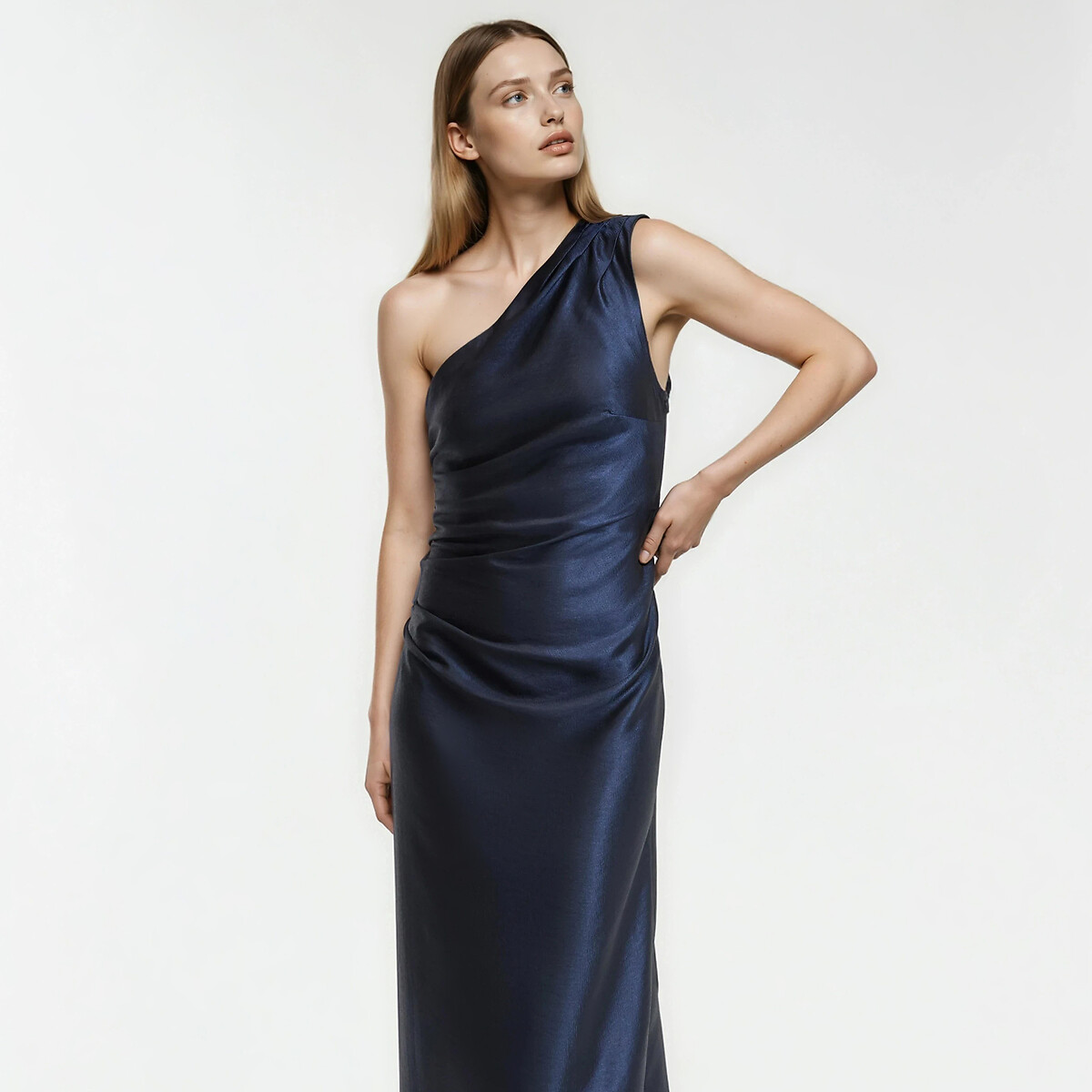 Long Sleeveless Sheath Dress midnight blue, LA REDOUTE COLLECTIONS