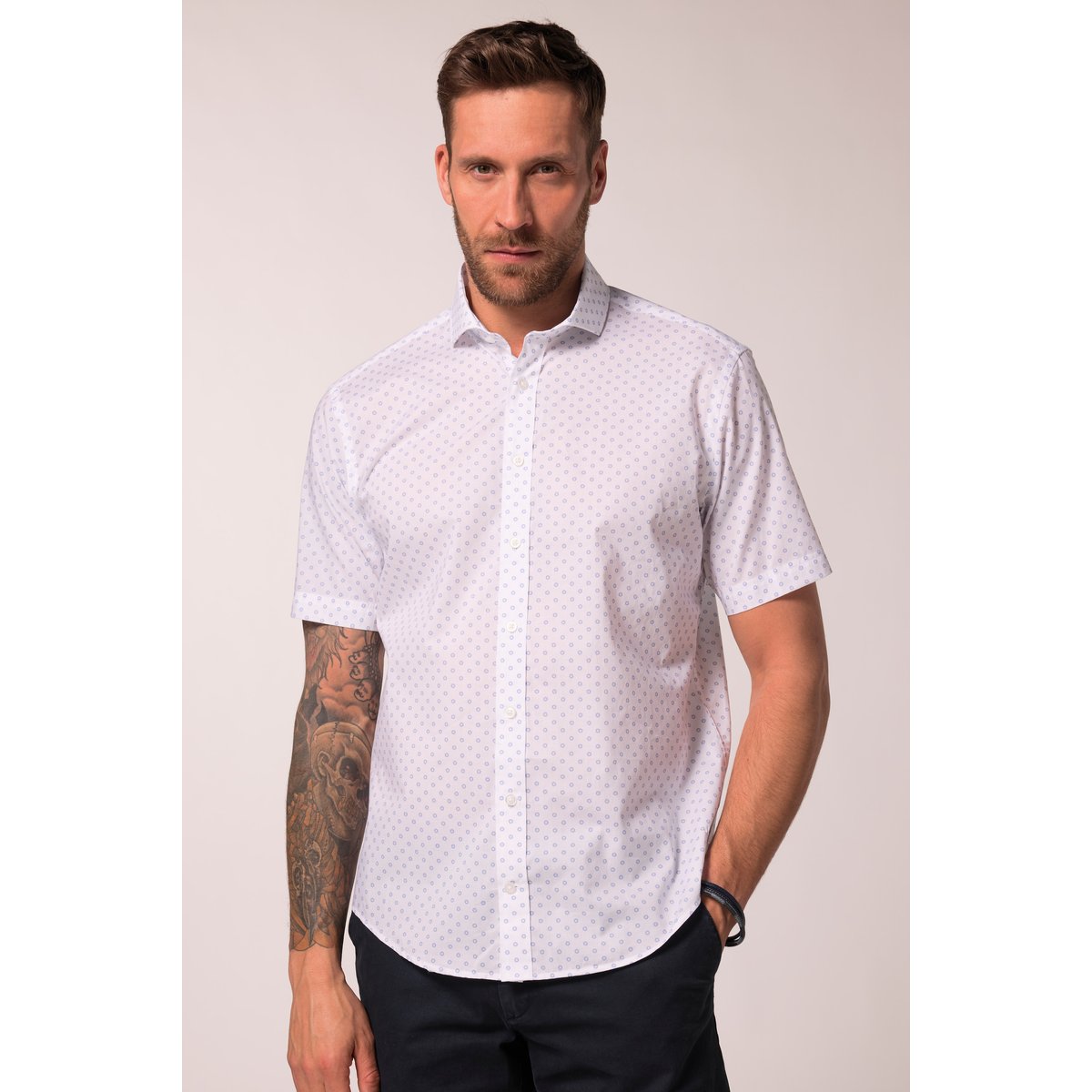 Chemise de ville collection Business blanc cassé, JP1880