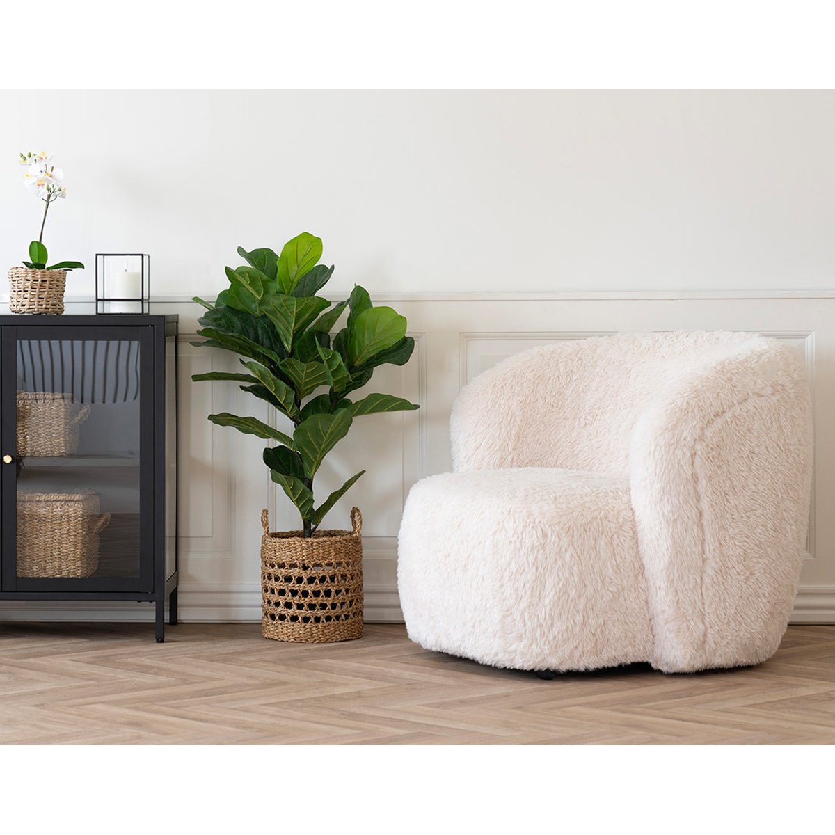 Fauteuil - MAETO ecru, BEST MOBILIER
