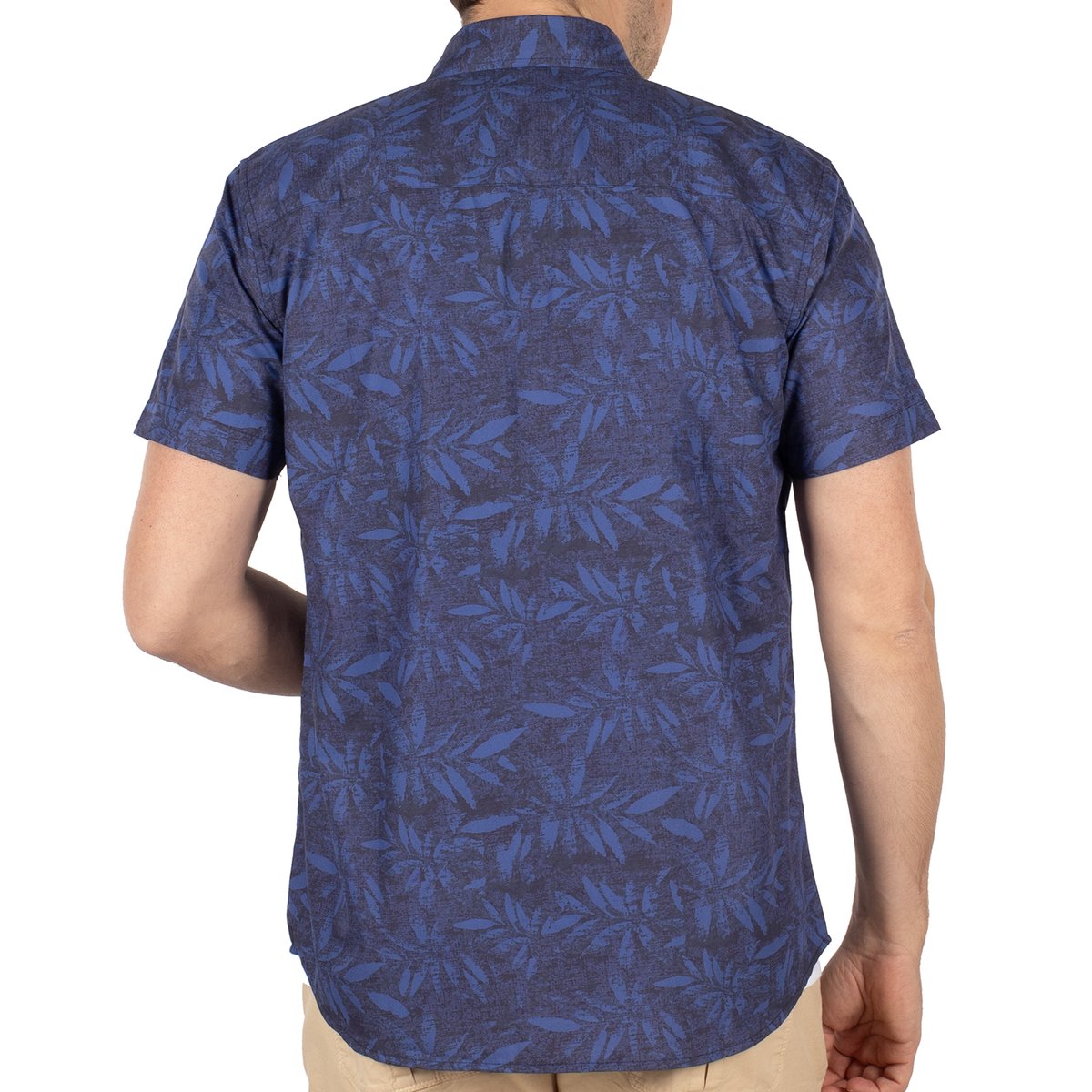 Chemise manches courtes hawaï coast navy, SHILTON