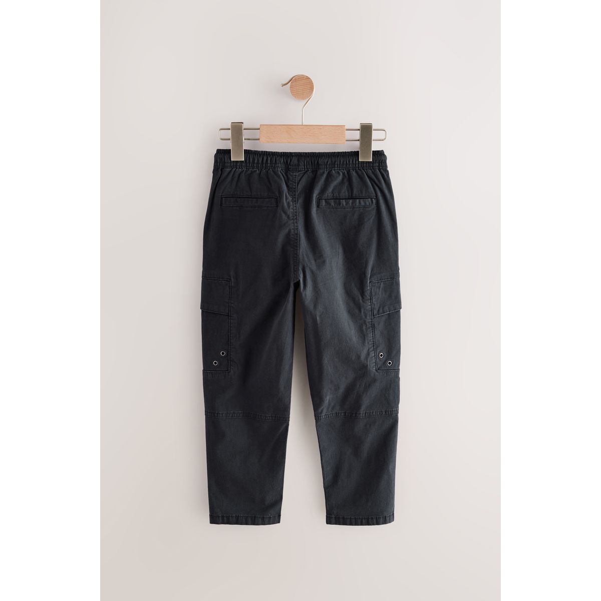 Pantalon cargo large fuselé noir, NEXT