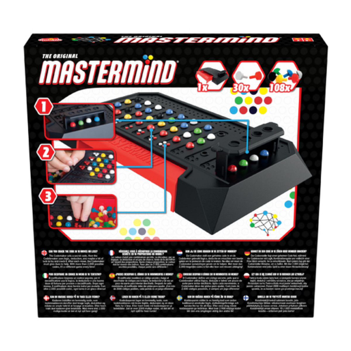 Mastermind -Le jeu de deduction couleur unique, GOLIATH