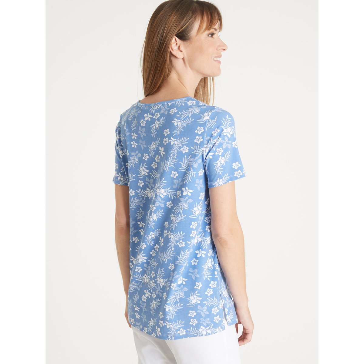 Lot de 2 tee-shirts manches courtes imprimés bleu, DAXON