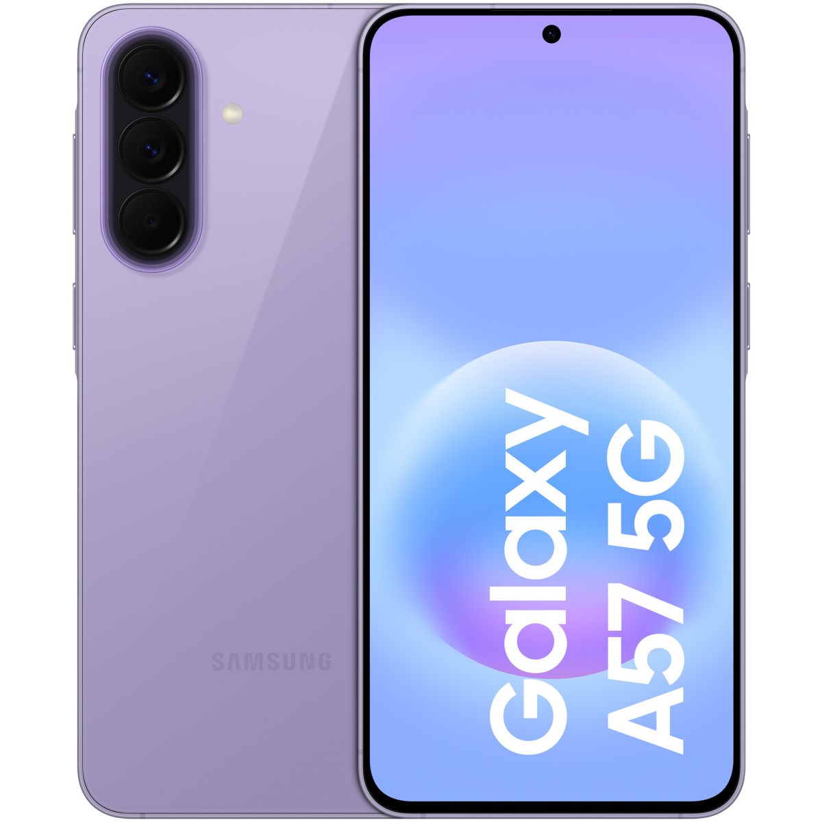 Smartphone Galaxy A57 5G 128Go Lavande couleur unique, SAMSUNG