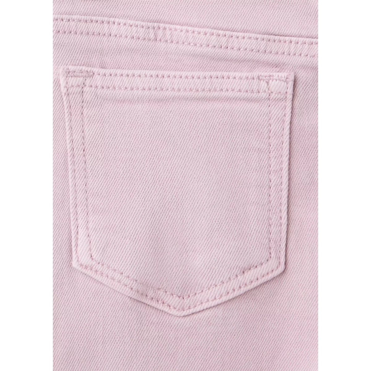 Jean flare à coutures décoratives violet clair/pastel, MANGO BABY