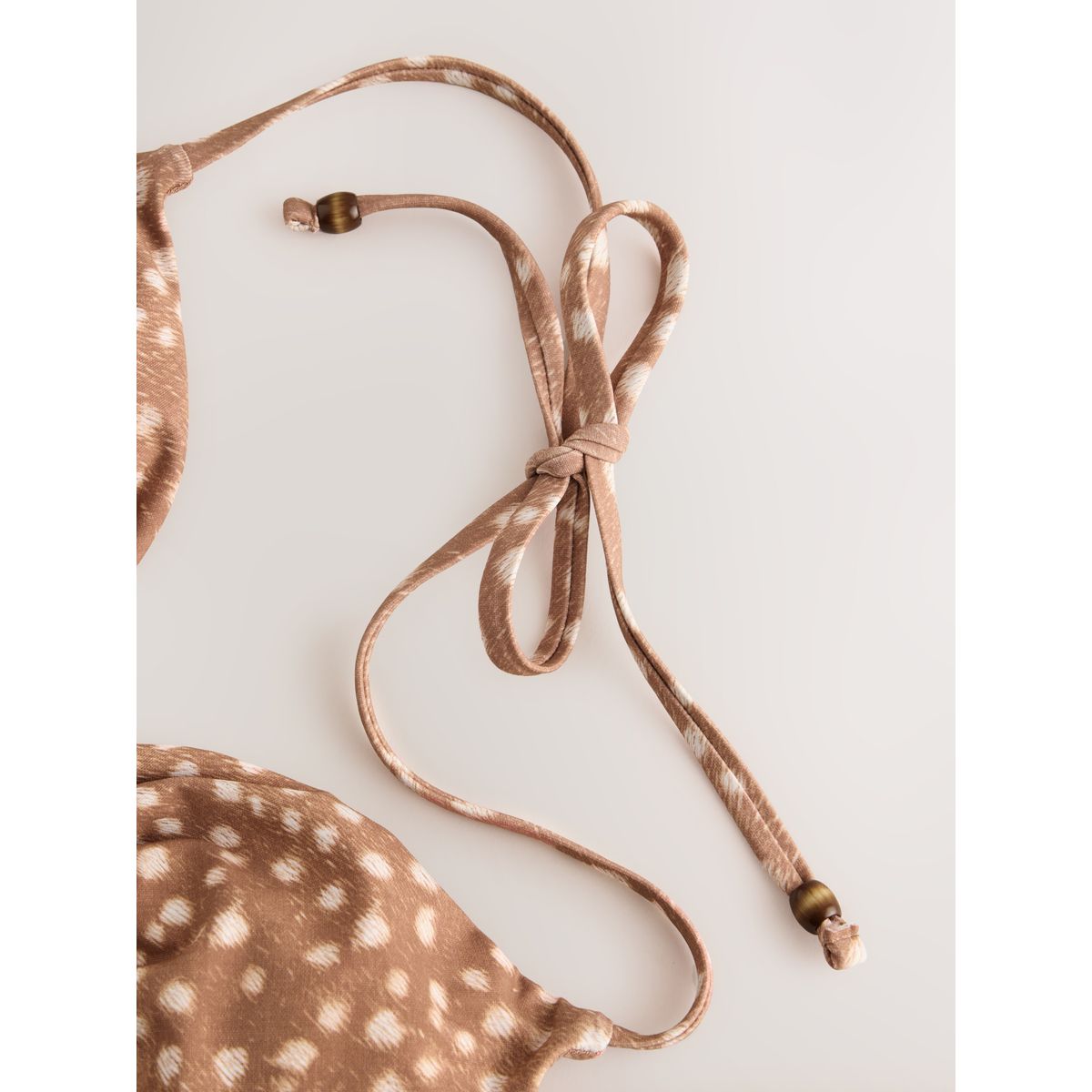 Haut de bikini triangle imprimé de cerf brun, NEXT