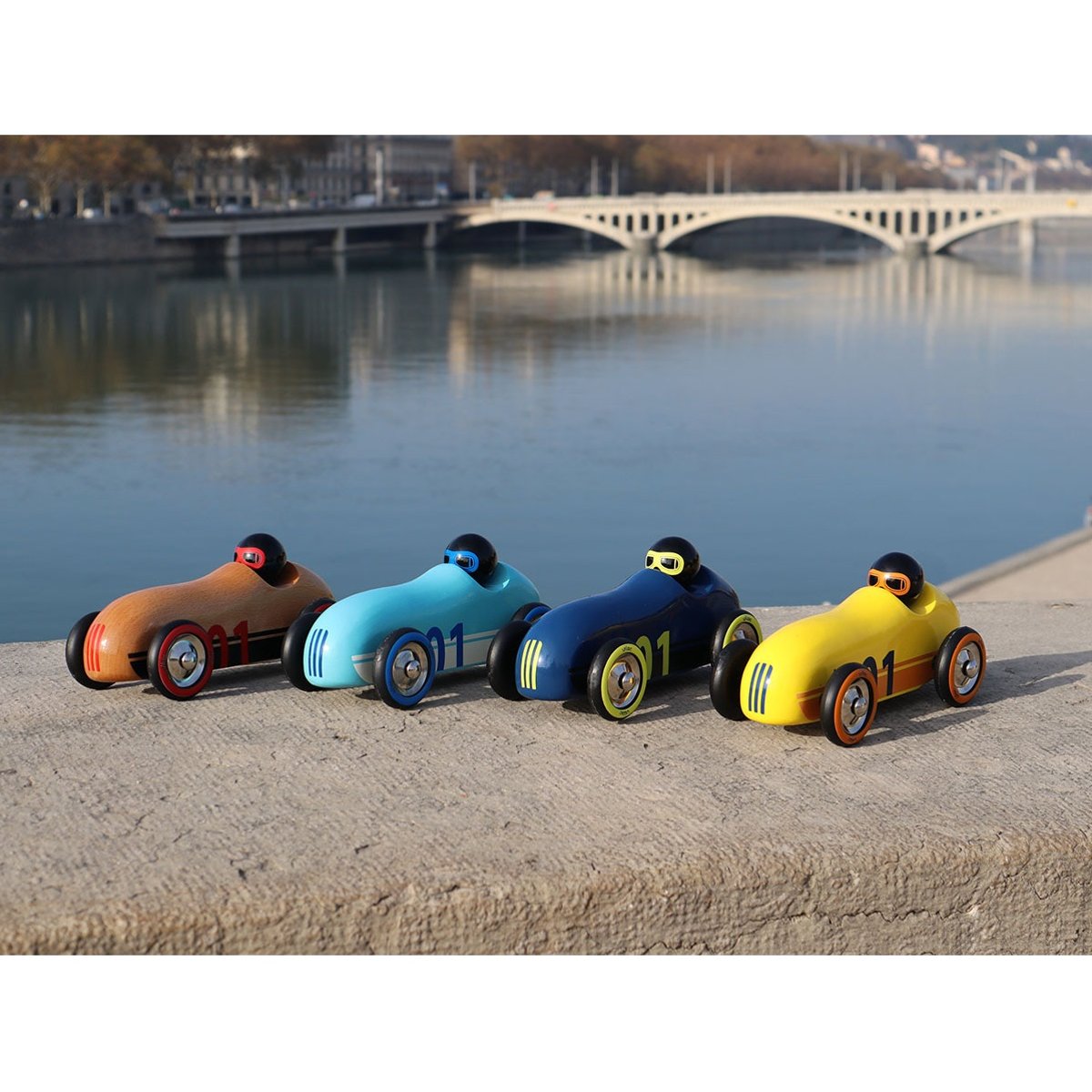 Voiture Old sport Compet’ bleu, VILAC