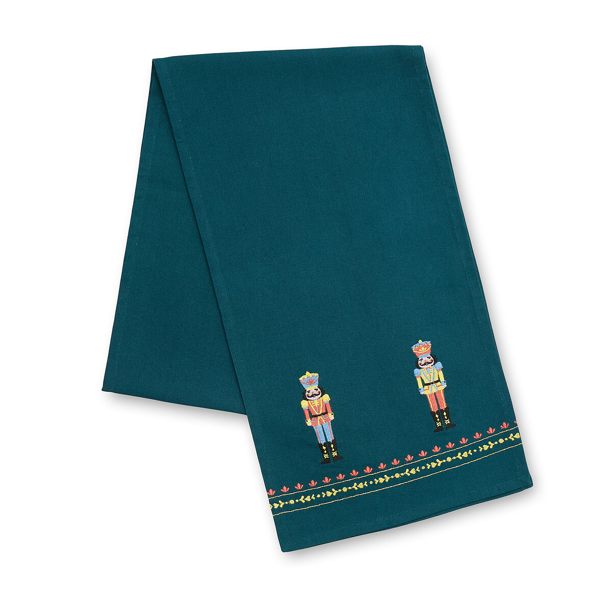 Christmas Nutcracker Table Runner - 32x220cm green, CATHERINE LANSFIELD
