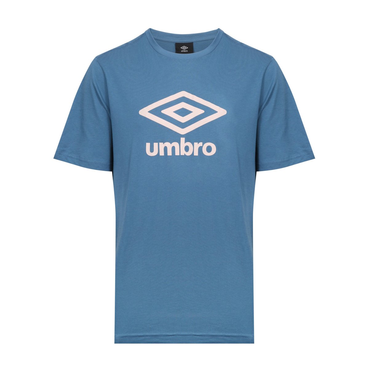 Tee shirt coton 160GSM bleu/blanc, UMBRO
