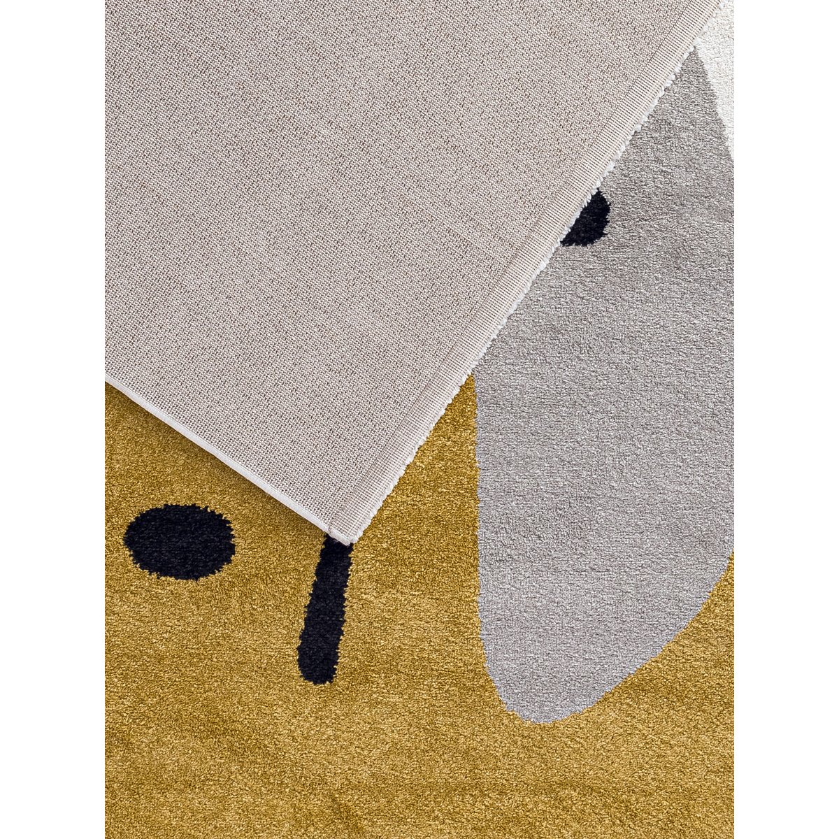 Tapis géométrique hommage à Joan Miró COLLAGE palette colorée, AFK LIVING
