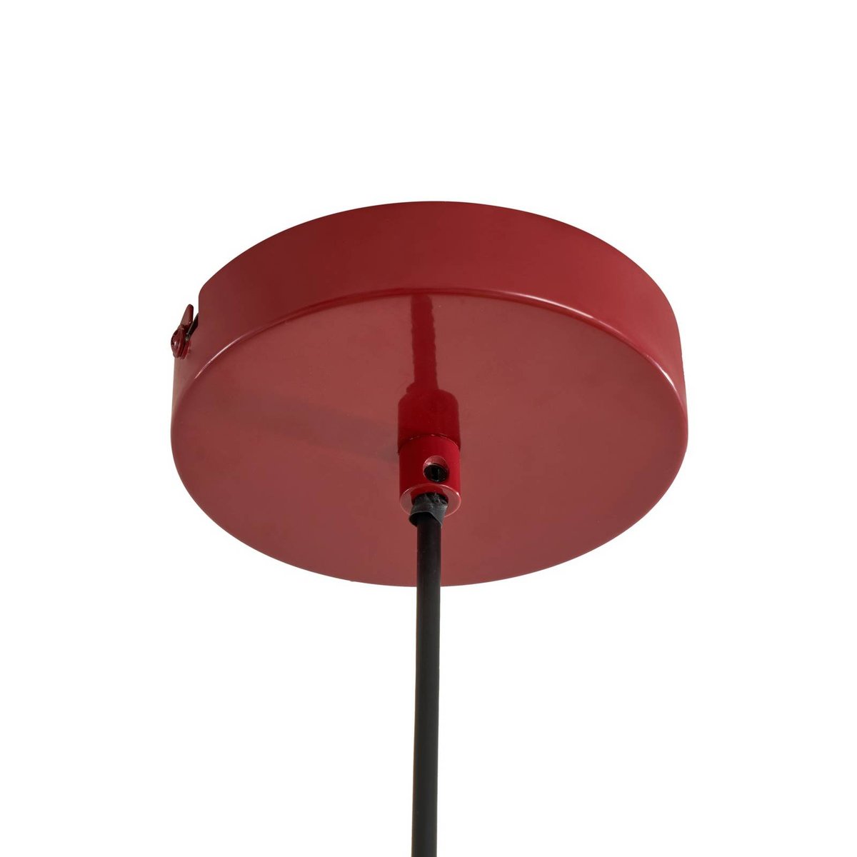 Suspension en métal vintage, Tivra rouge, LINDBY