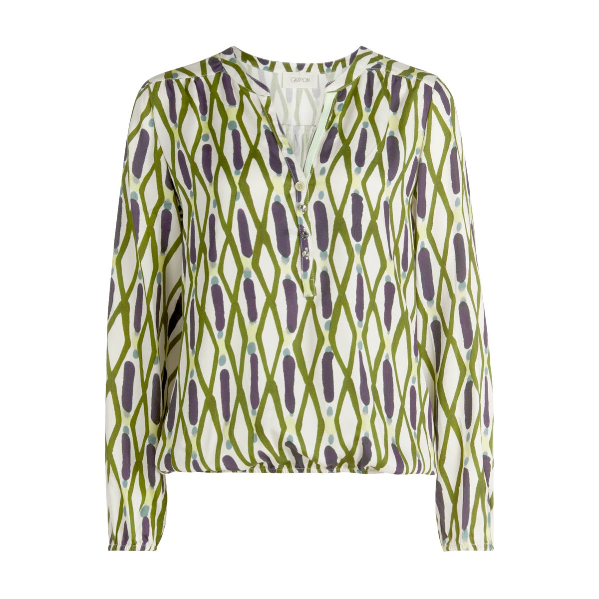 Blouse casual à motifs green/blue, CARTOON