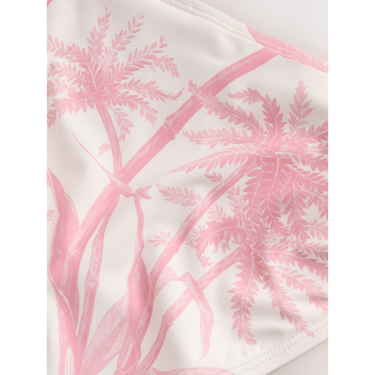 Bas de bikini échancré crème/rose floral, NEXT