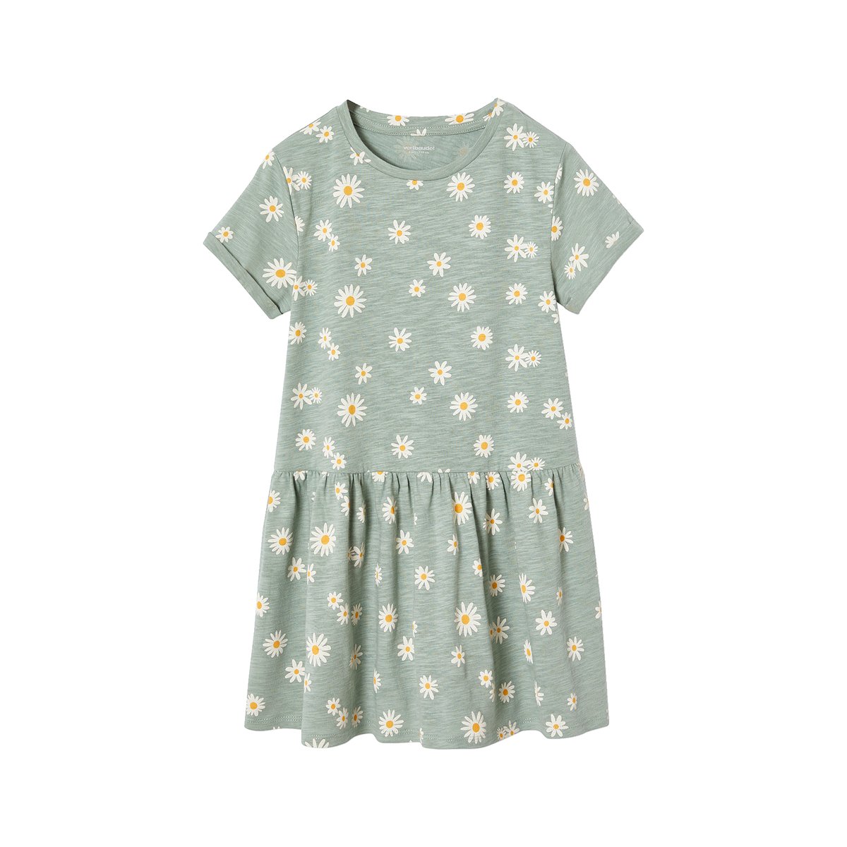 Robe imprimée vert de gris, VERTBAUDET