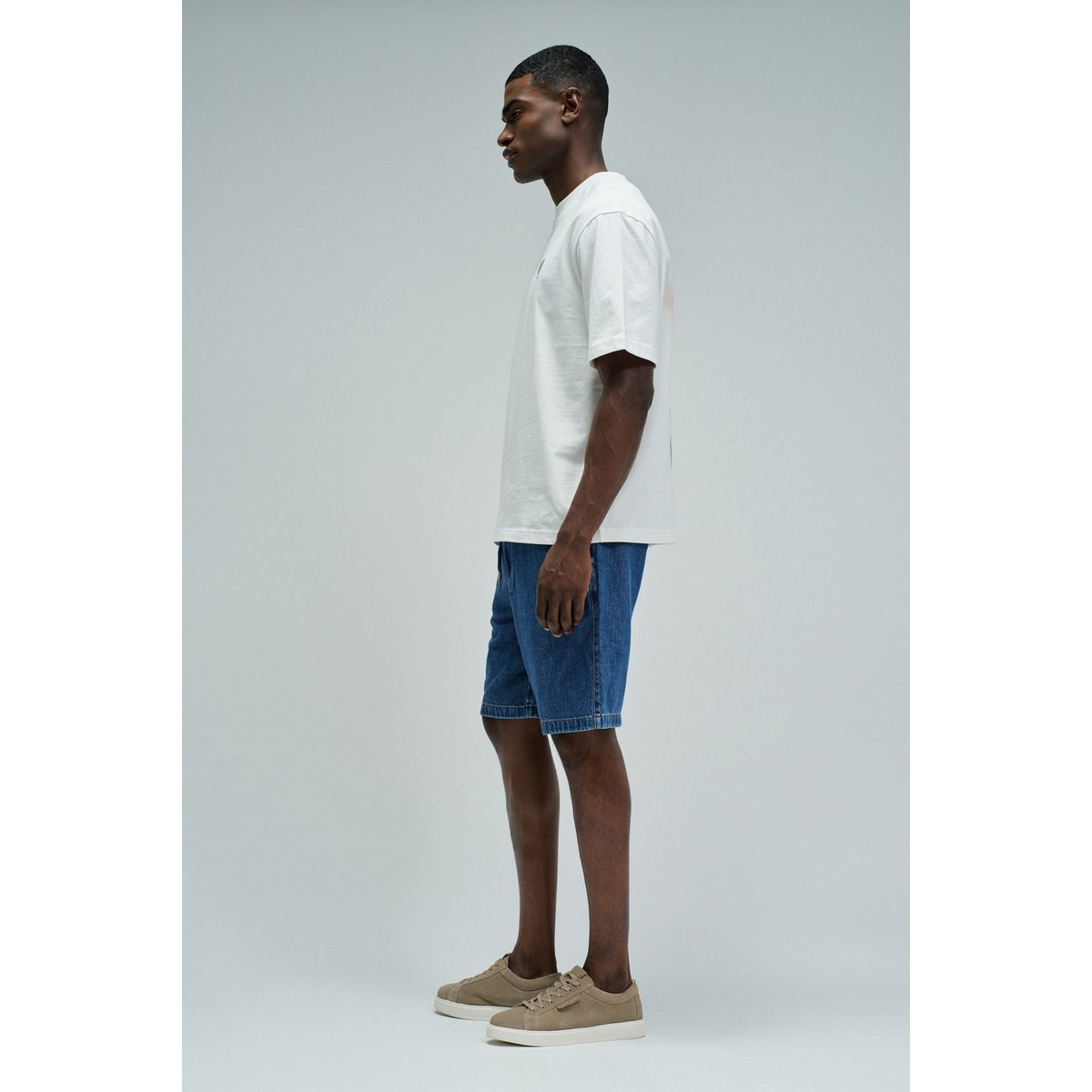 T-SHIRT AVEC IMPRIMÉ AU DOS beige, SALSA JEANS
