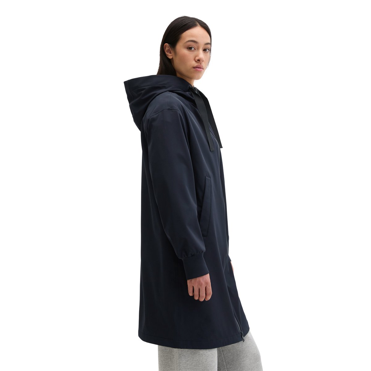 Veste de pluie 3 couches MOP x Function en nylon stretch imperméable bleu foncé, MARC O'POLO