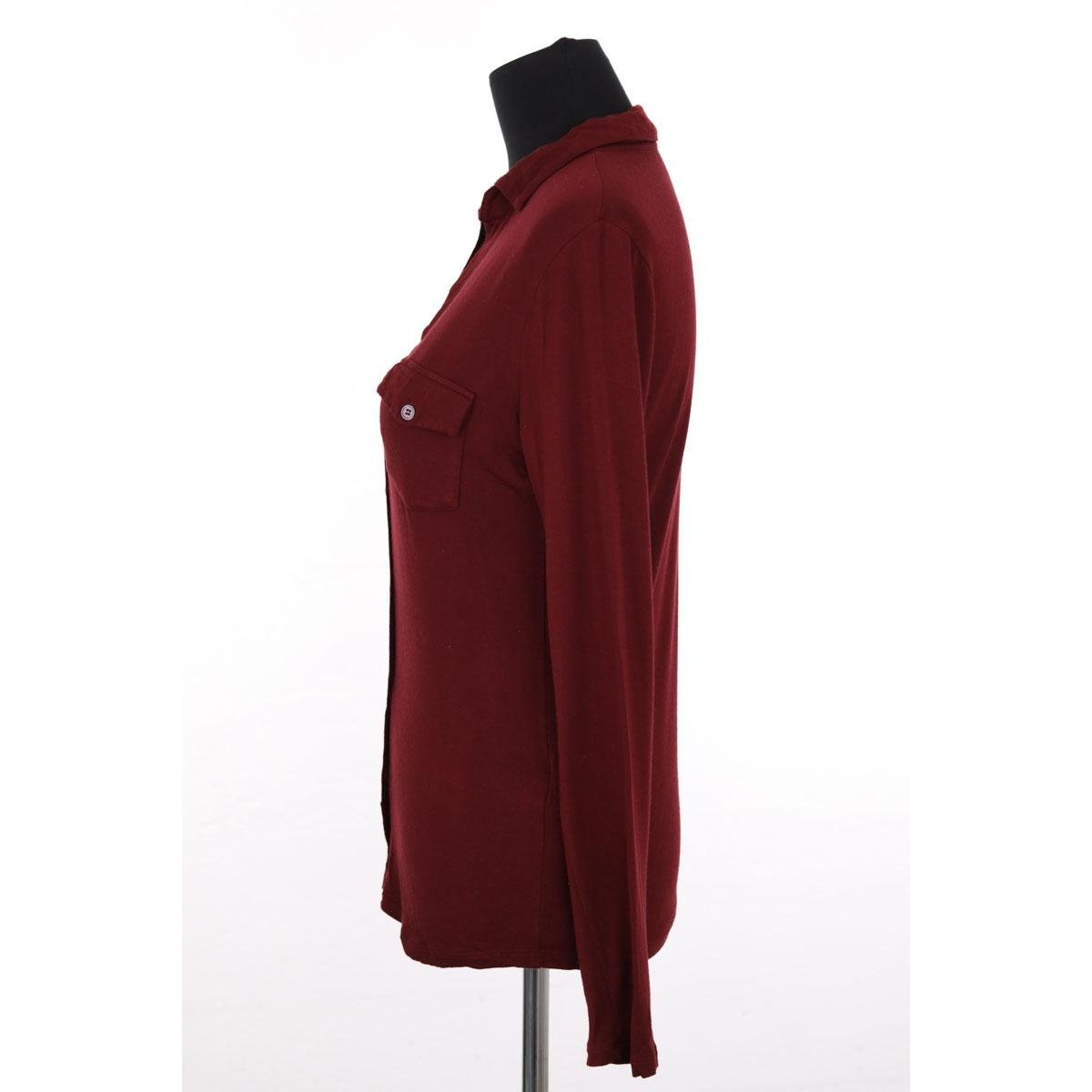 Chemise - Très Bon État bordeaux, MAJESTIC FILATURES