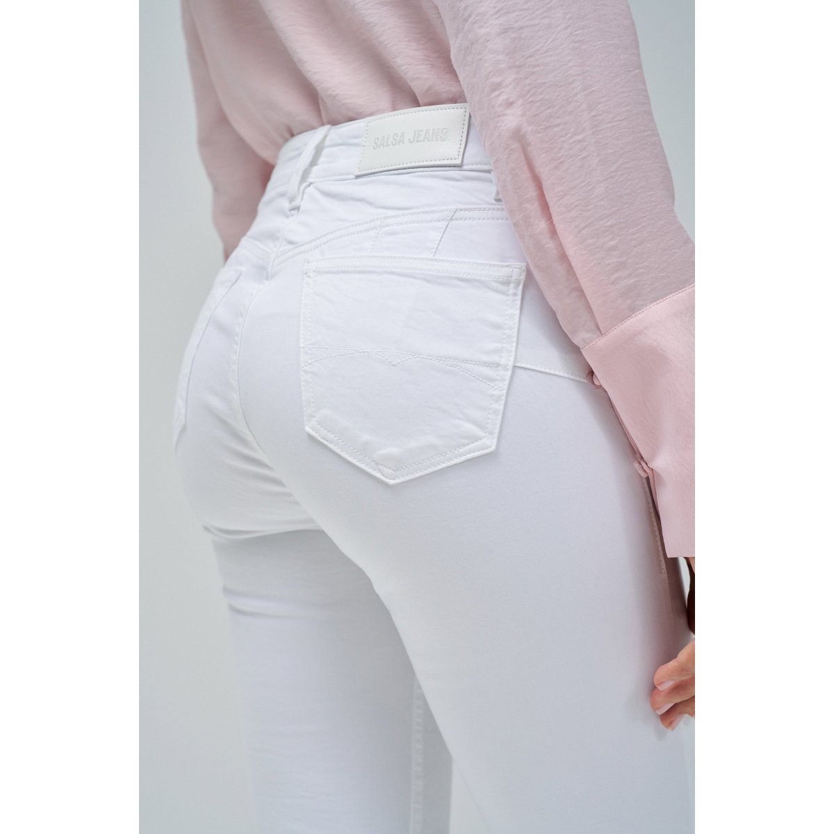 JEAN DESTINY PUSH UP FLARE blanc, SALSA JEANS