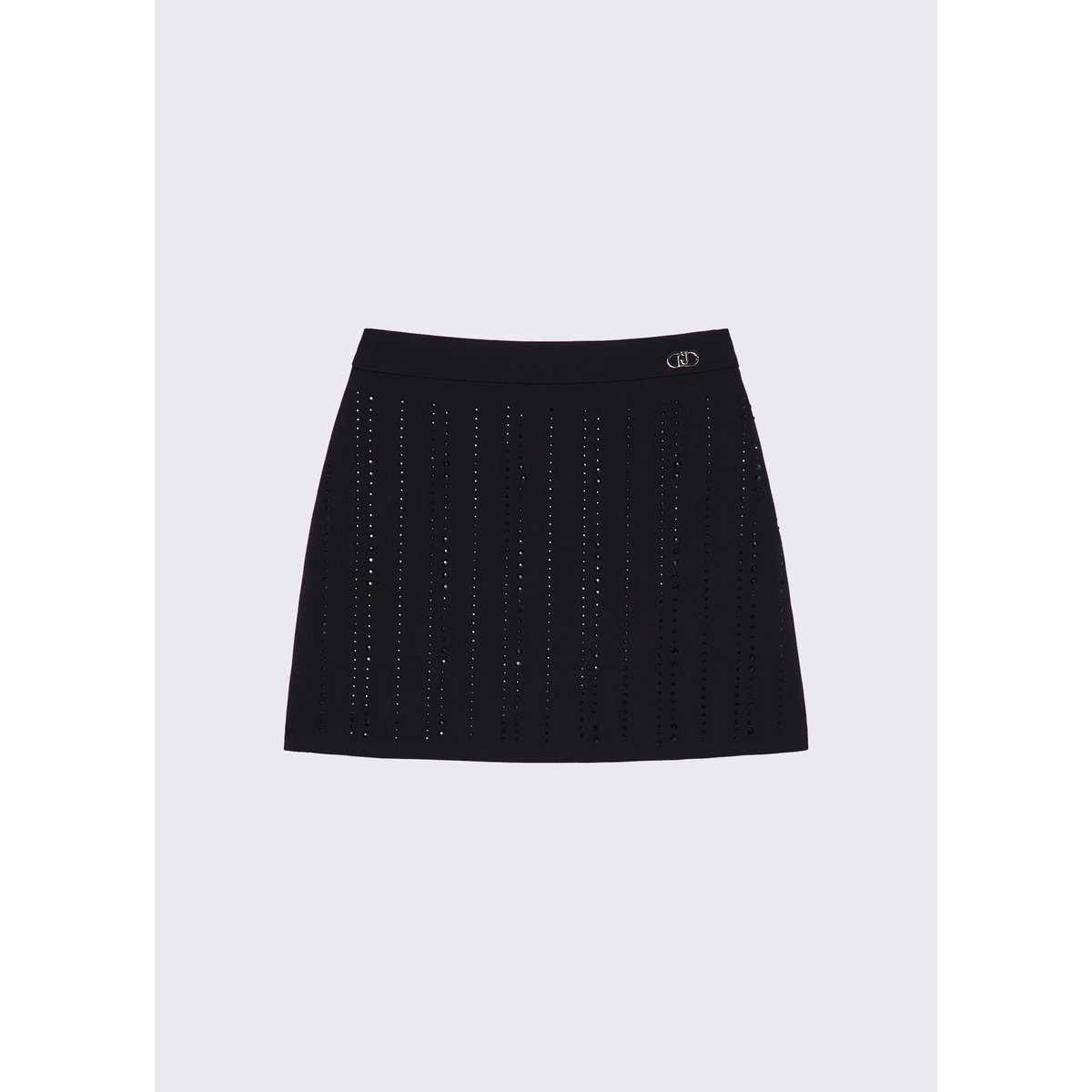 Minijupe avec strass noir, LIU JO