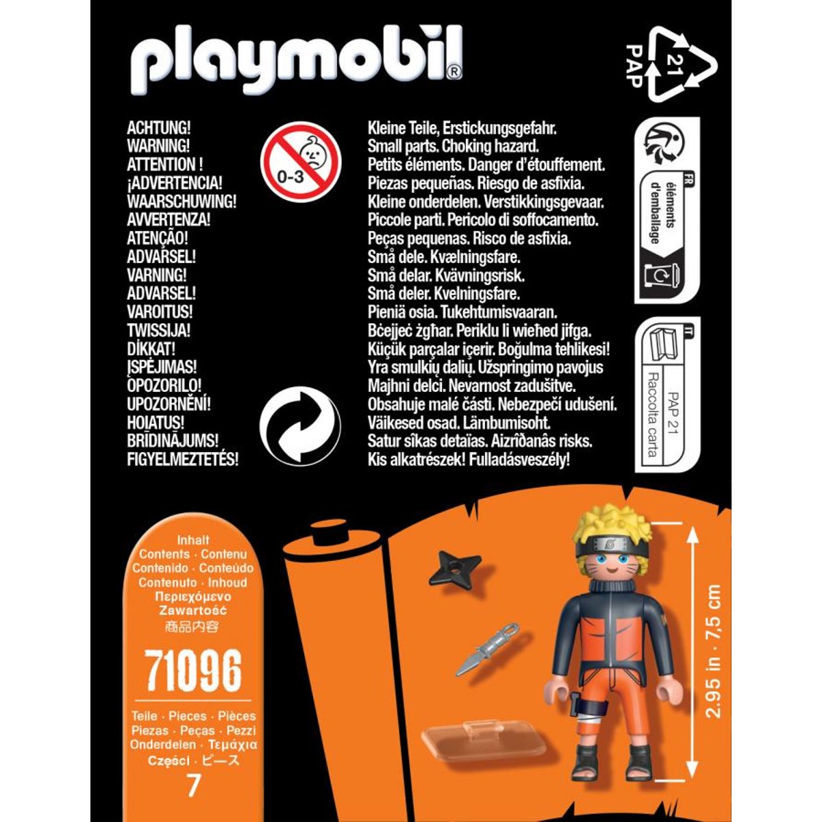71096 Naruto - Naruto Shippuden couleur unique, PLAYMOBIL