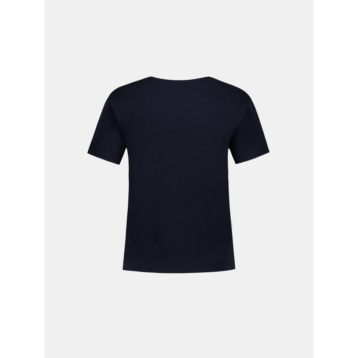 T-shirt crop Essentiel en jersey côtelé Essentiels ton/ton sky captain, LE COQ SPORTIF
