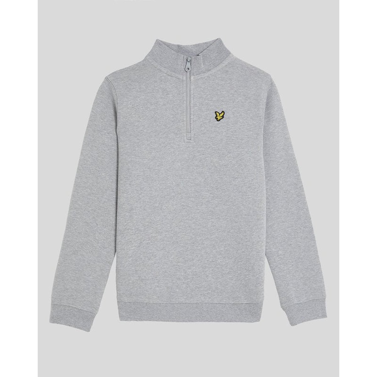 Pull col camionneur gris clair chiné, LYLE & SCOTT