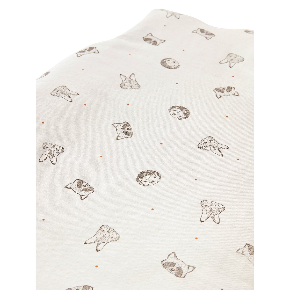 Gigoteuse sans manches en coton bio* MINI COMPAGNIE écru / gris, VERTBAUDET