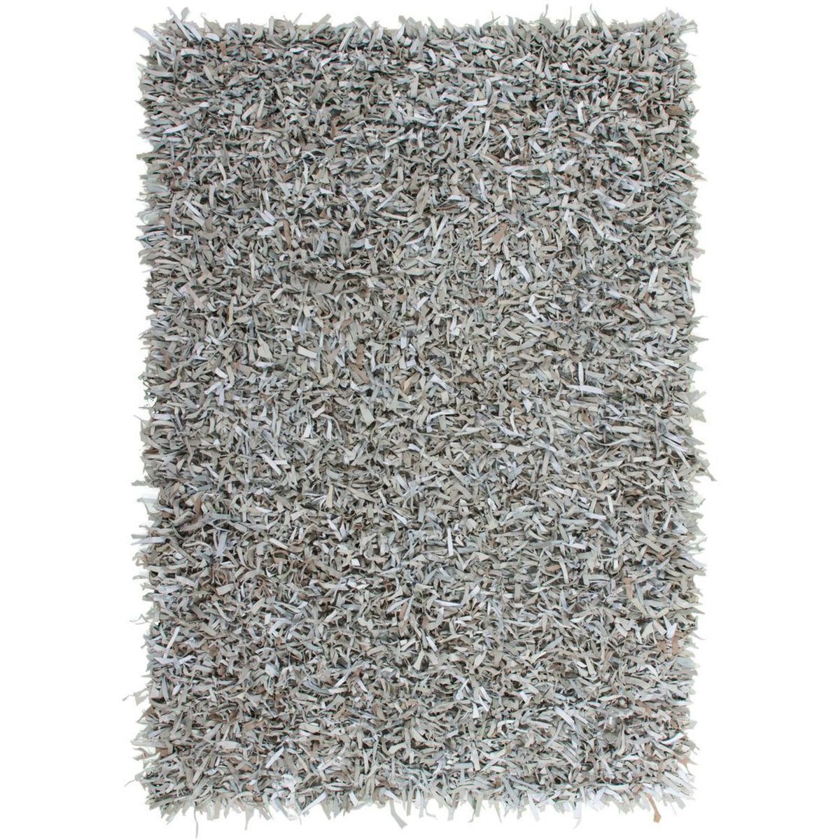 Tapis rectangulaire en cuir fait main marron, ARTE ESPINA