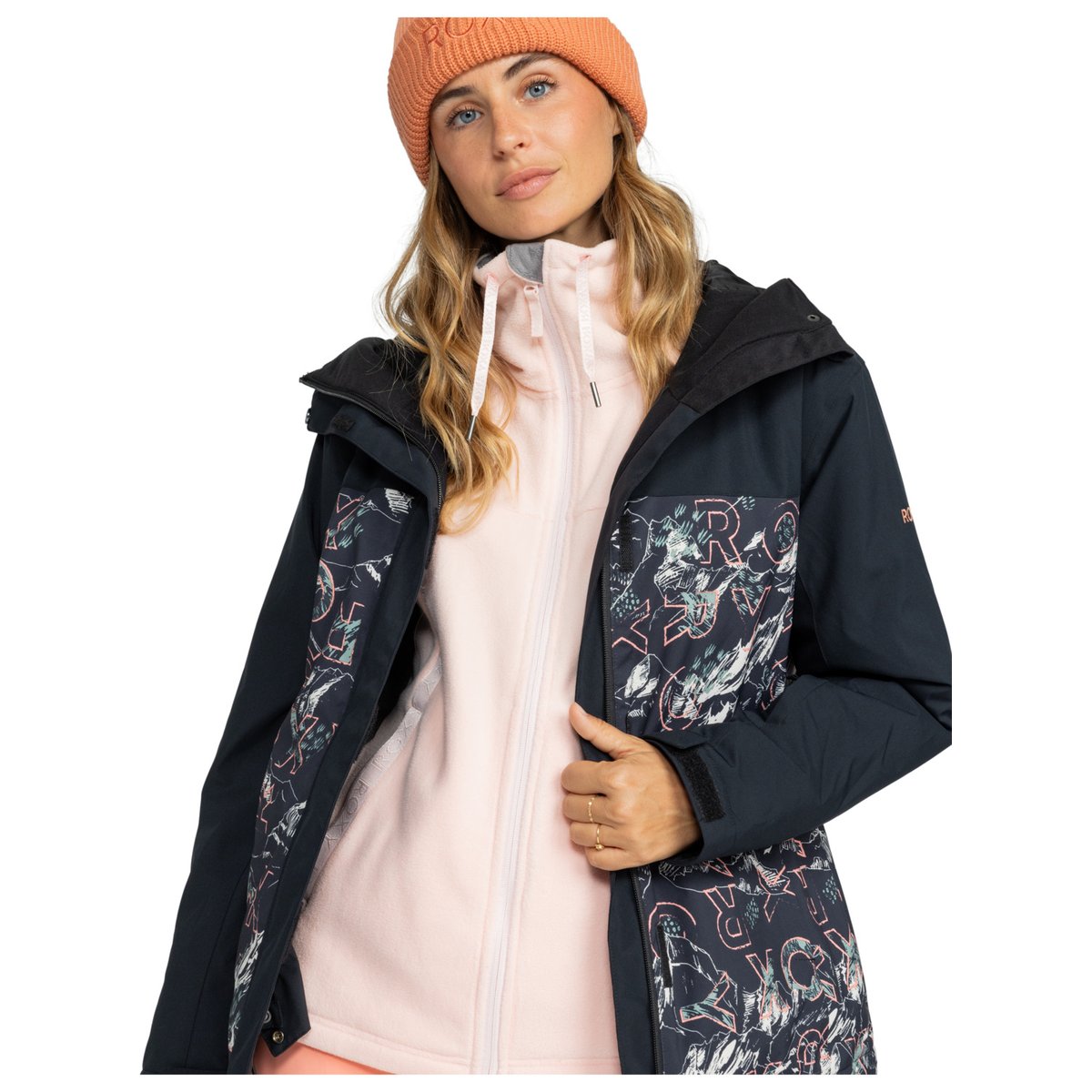 Veste de snow GALAXY. noir true black roxy roxy summit, ROXY