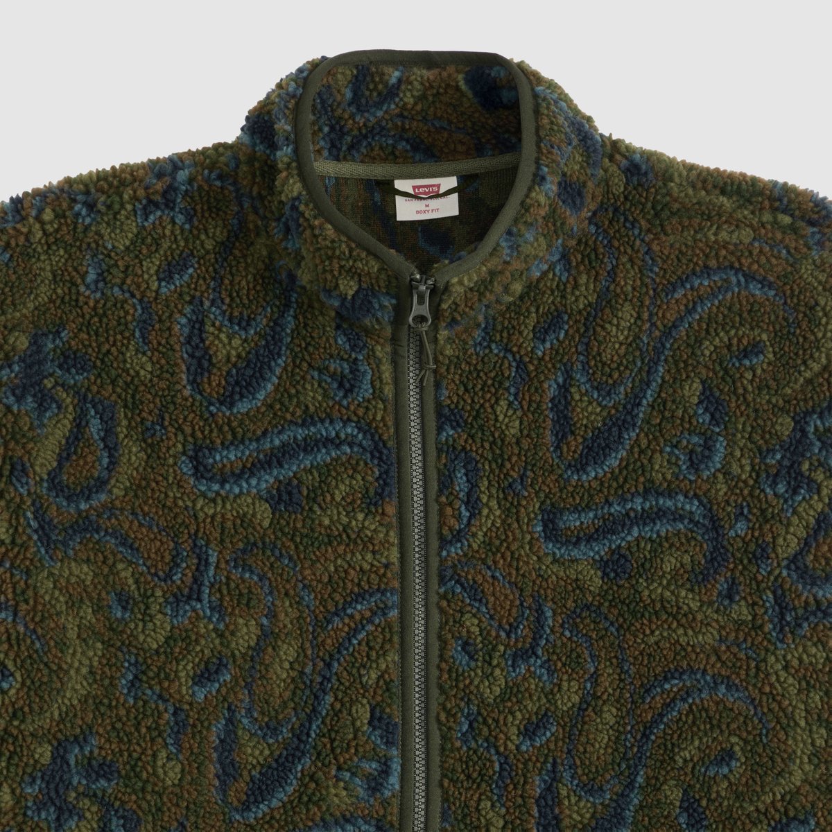 Sweat zippé Nolan Sherpa multicolore - sedona sherpa paisley rosin, LEVI'S