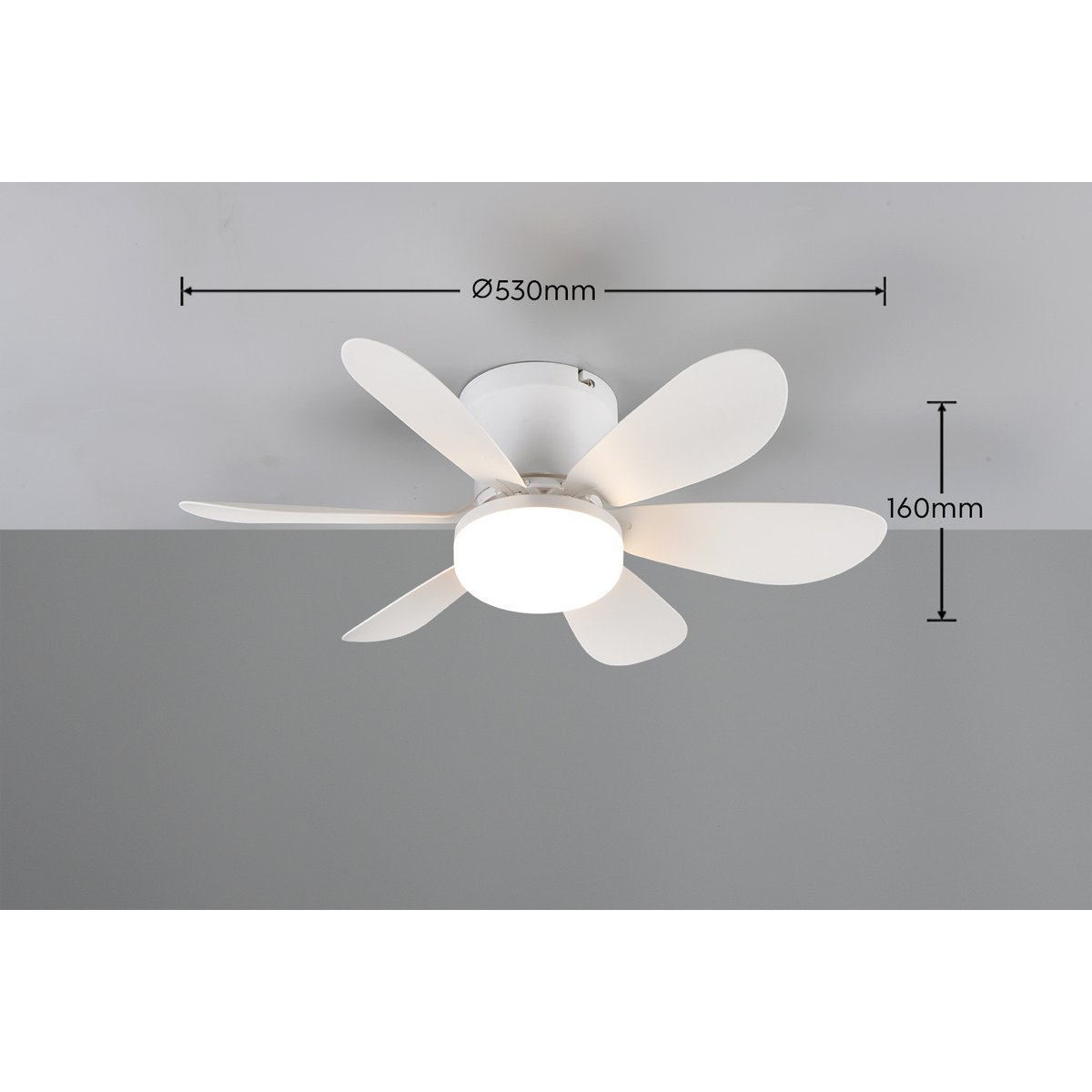 Ventilateur, LUND blanc, TRIO